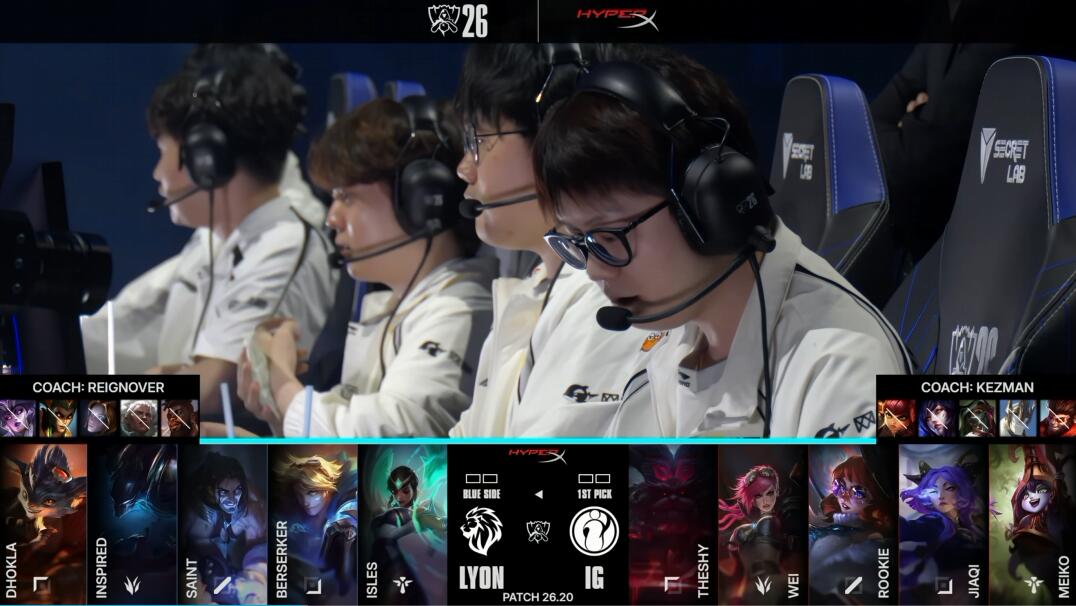 公海贵宾会 IG vs LYON 手感火热 IG能否继续强势
